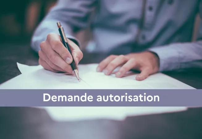 Demande autorisation